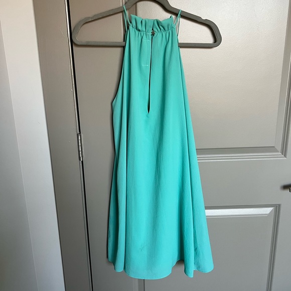 Impeccable Pig Teal Blue Mini Dress M - Picture 3 of 3